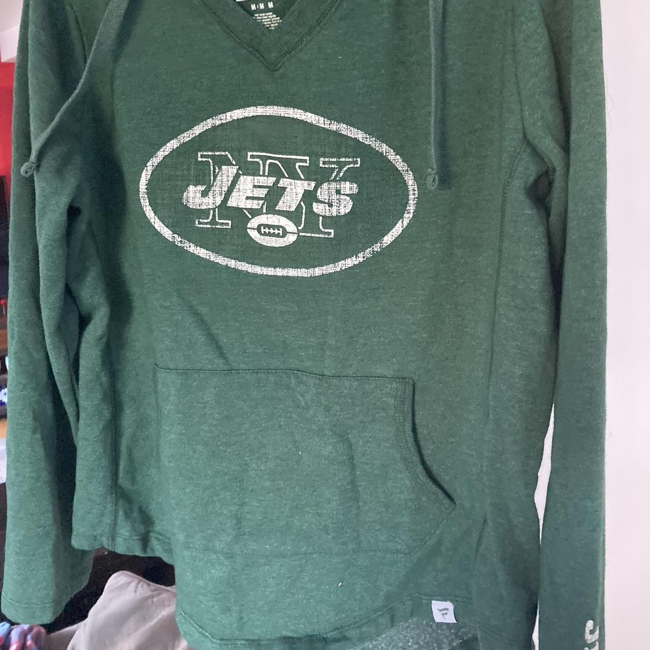 New york jets green sweatshirt Oversized fit great - Depop