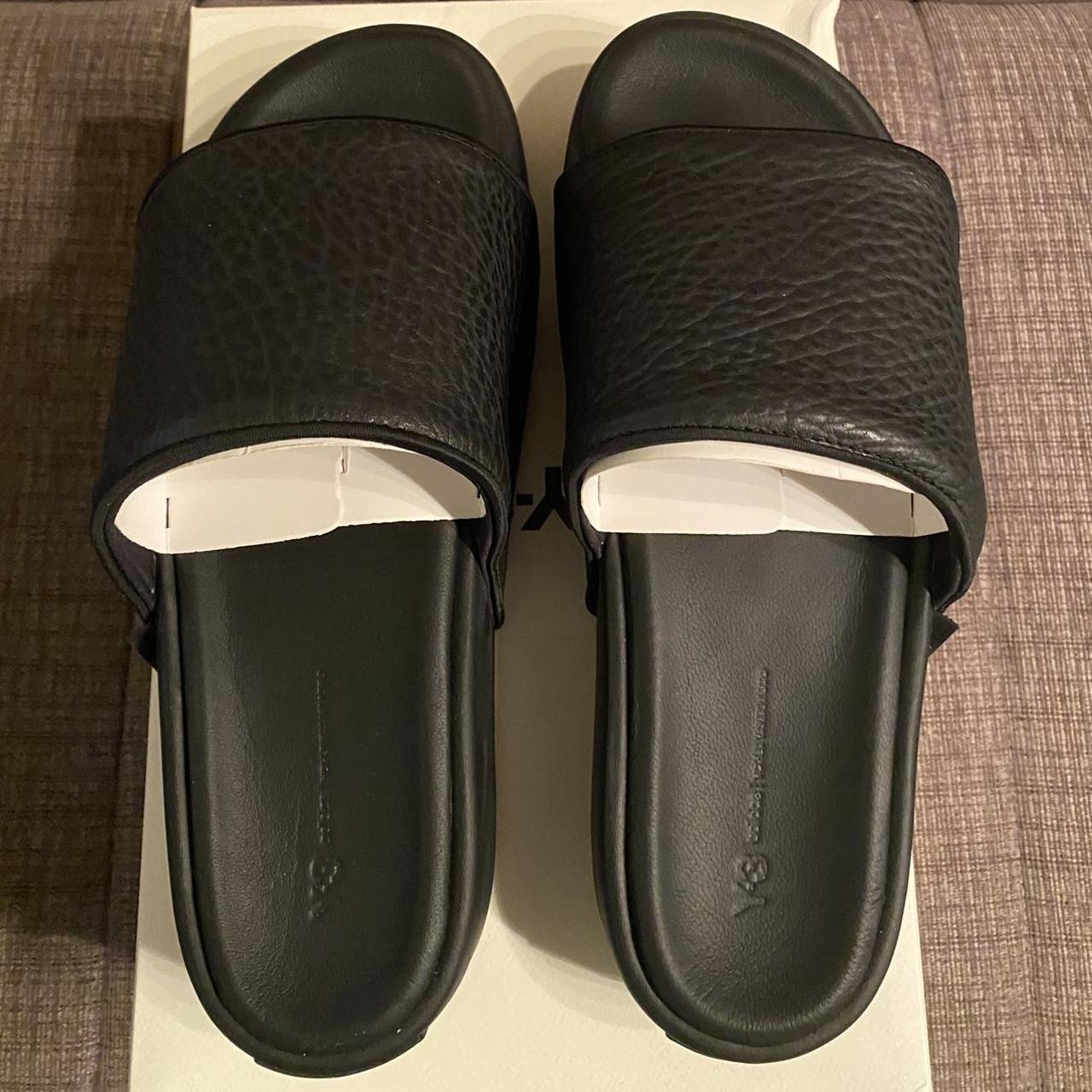 Adidas Y-3 Yohji Yamamoto Slides in size 11 DS, OG... - Depop