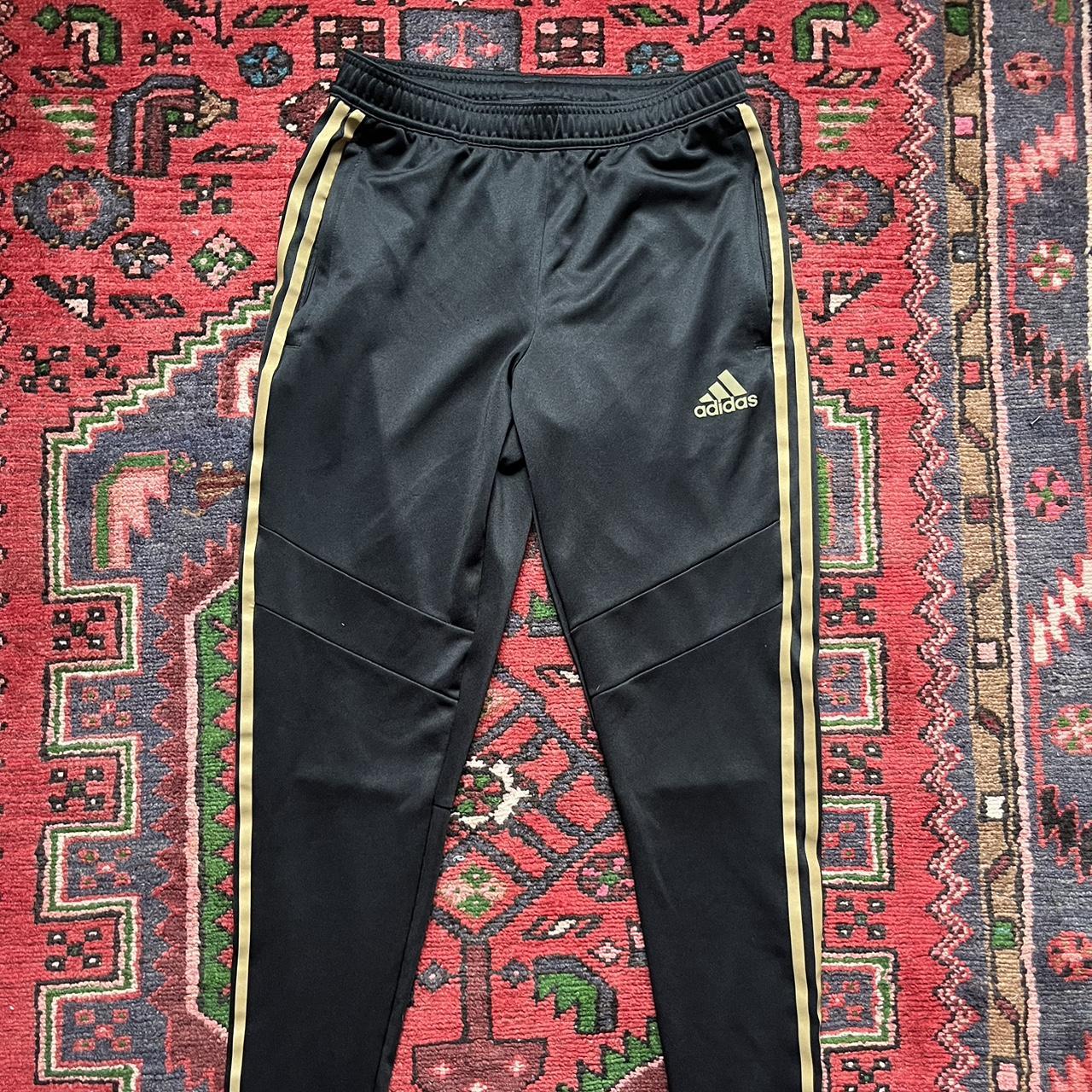 Fashion adidas sweatpants gold