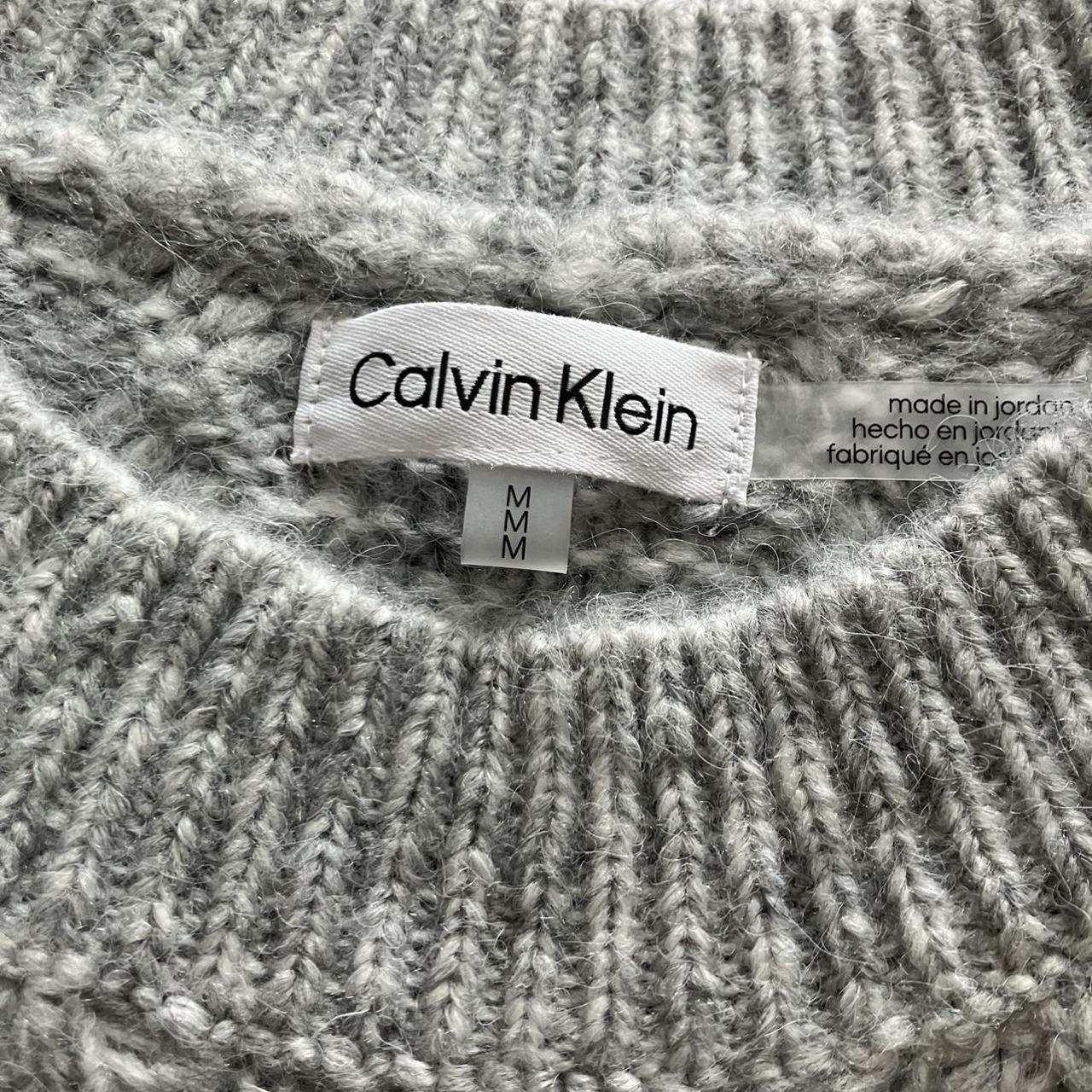 Calvin Klein Women's Pointelle Mixed Stitch Sweater... - Depop