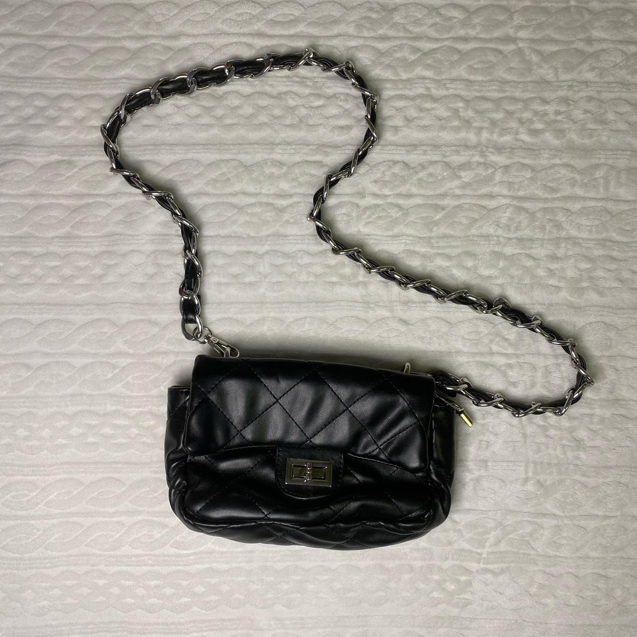 Quilted faux leather bag Gently used. In great... - Depop