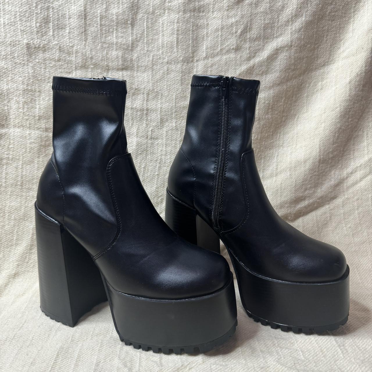 Bratz doll Black platform boots with a 5.5 in. Depop