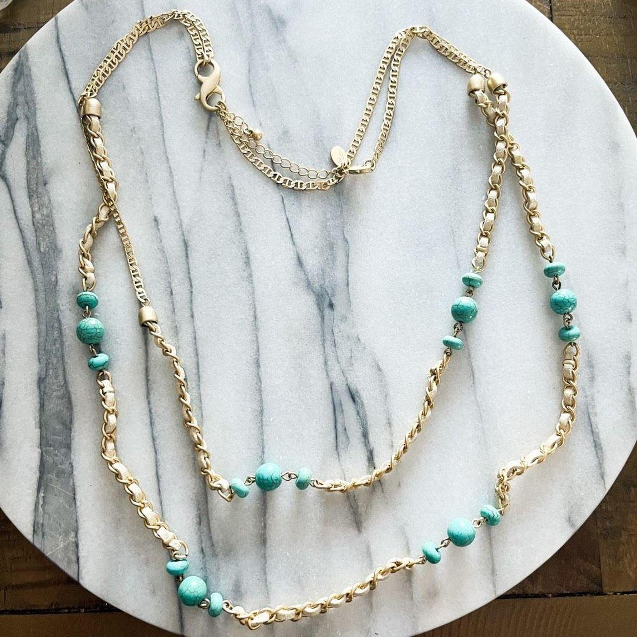 Lia sophia turquoise deals necklace