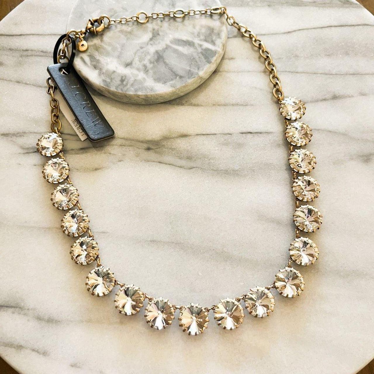 J. Crew Crystal Compilation Necklace - Really Rynetta