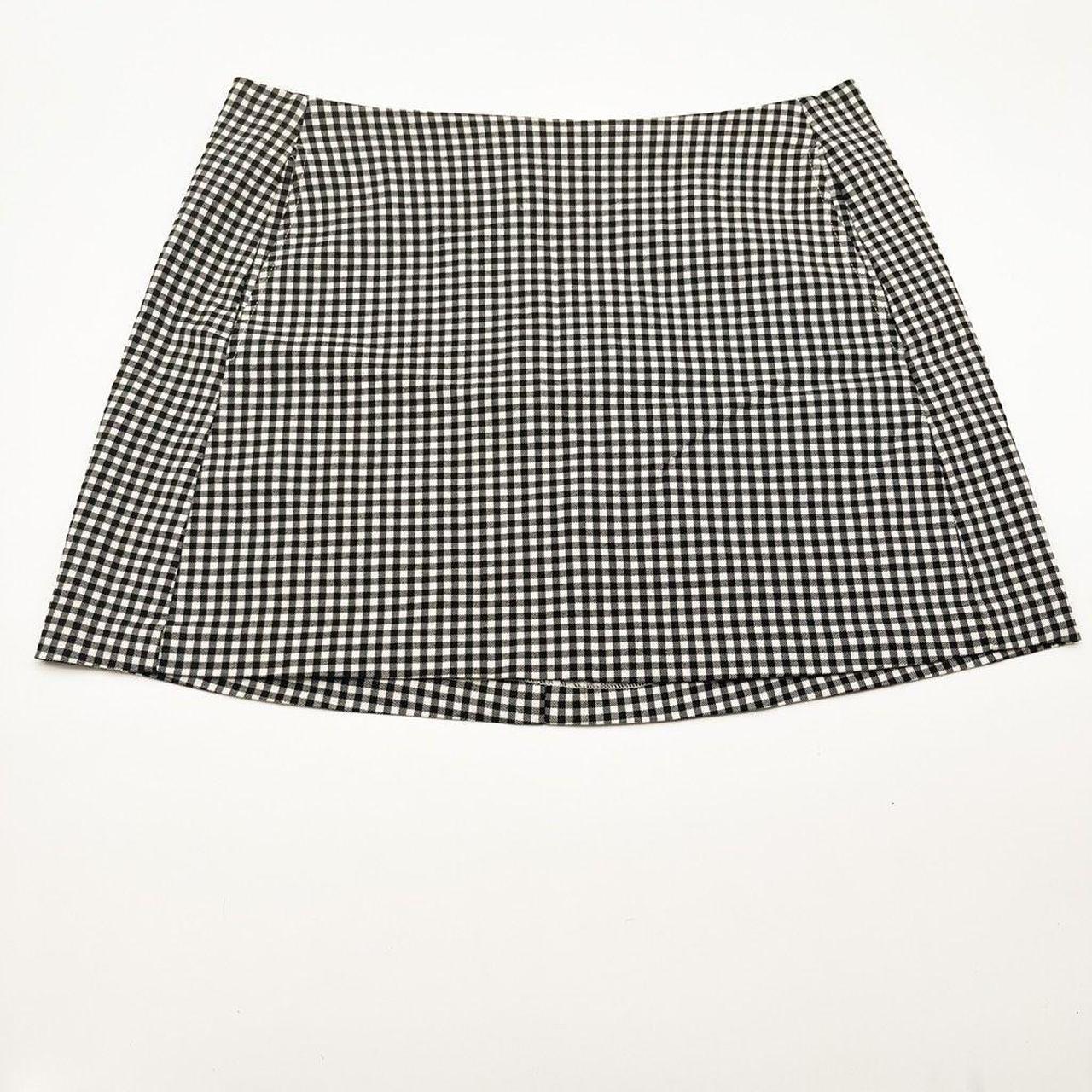 Urban Outfitters Mini Skirt Color: Gingham Plaid... - Depop