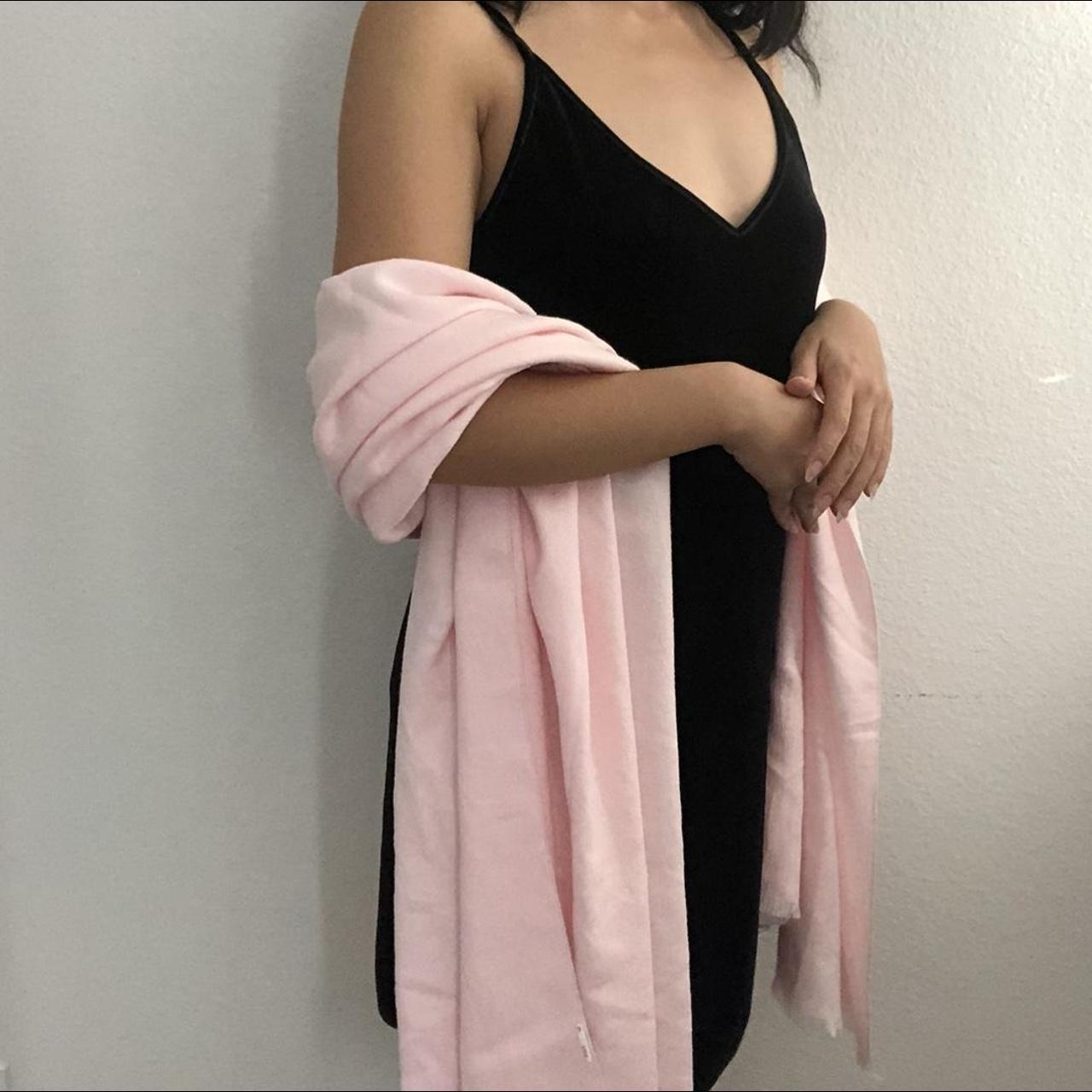 Baby pink blanket scarf extremely soft shrug Depop