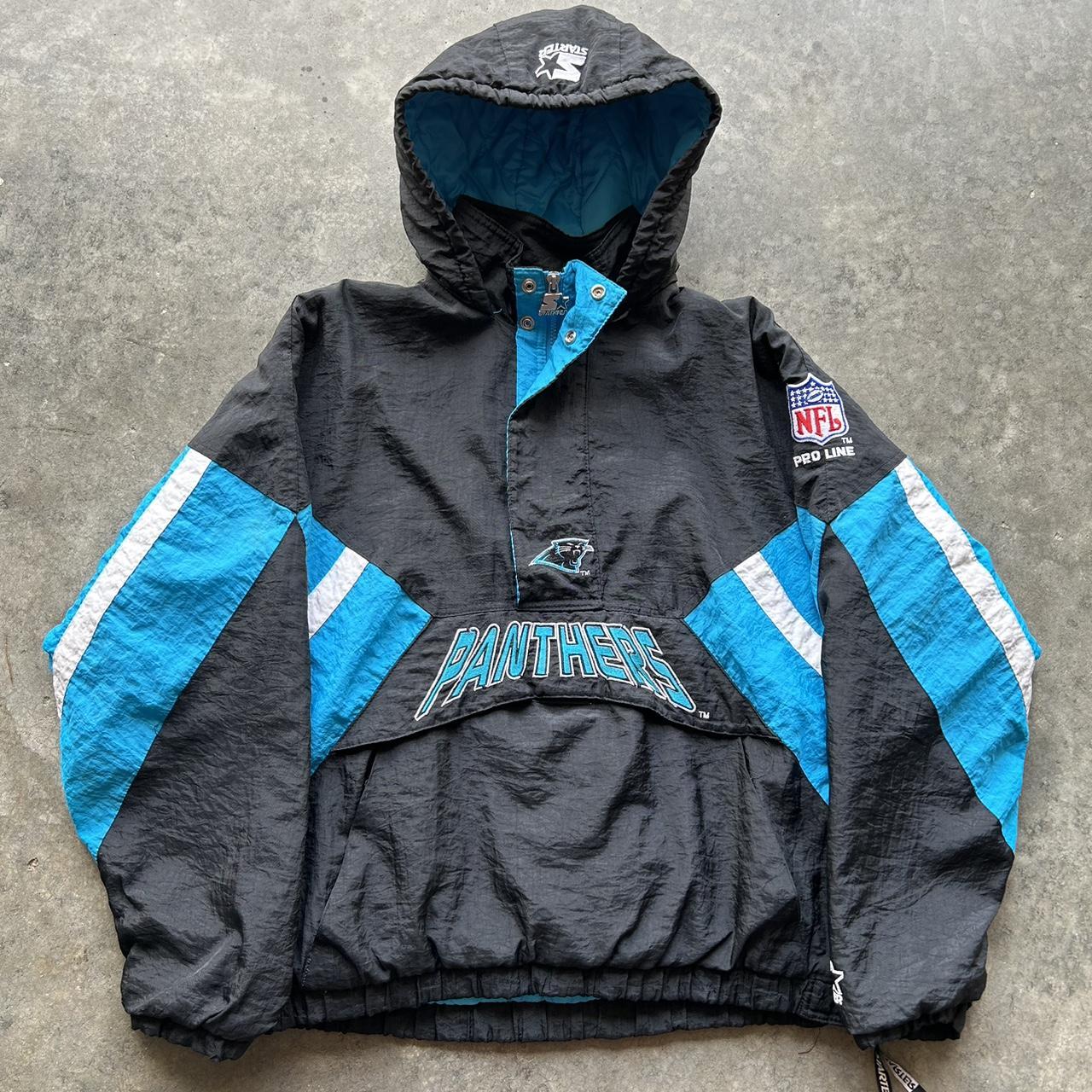 Carolina Panthers shops NFL Pro Line Starter Jacket Size XL