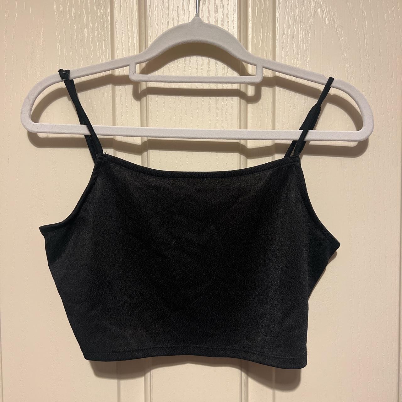 SBRN dressy mesh tank crop simple easy to dress up