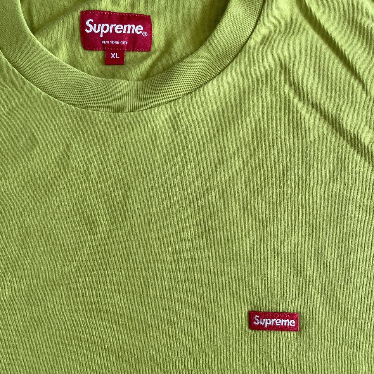 Supreme Small Box Logo Lime Green Comes with OG Bag - Depop