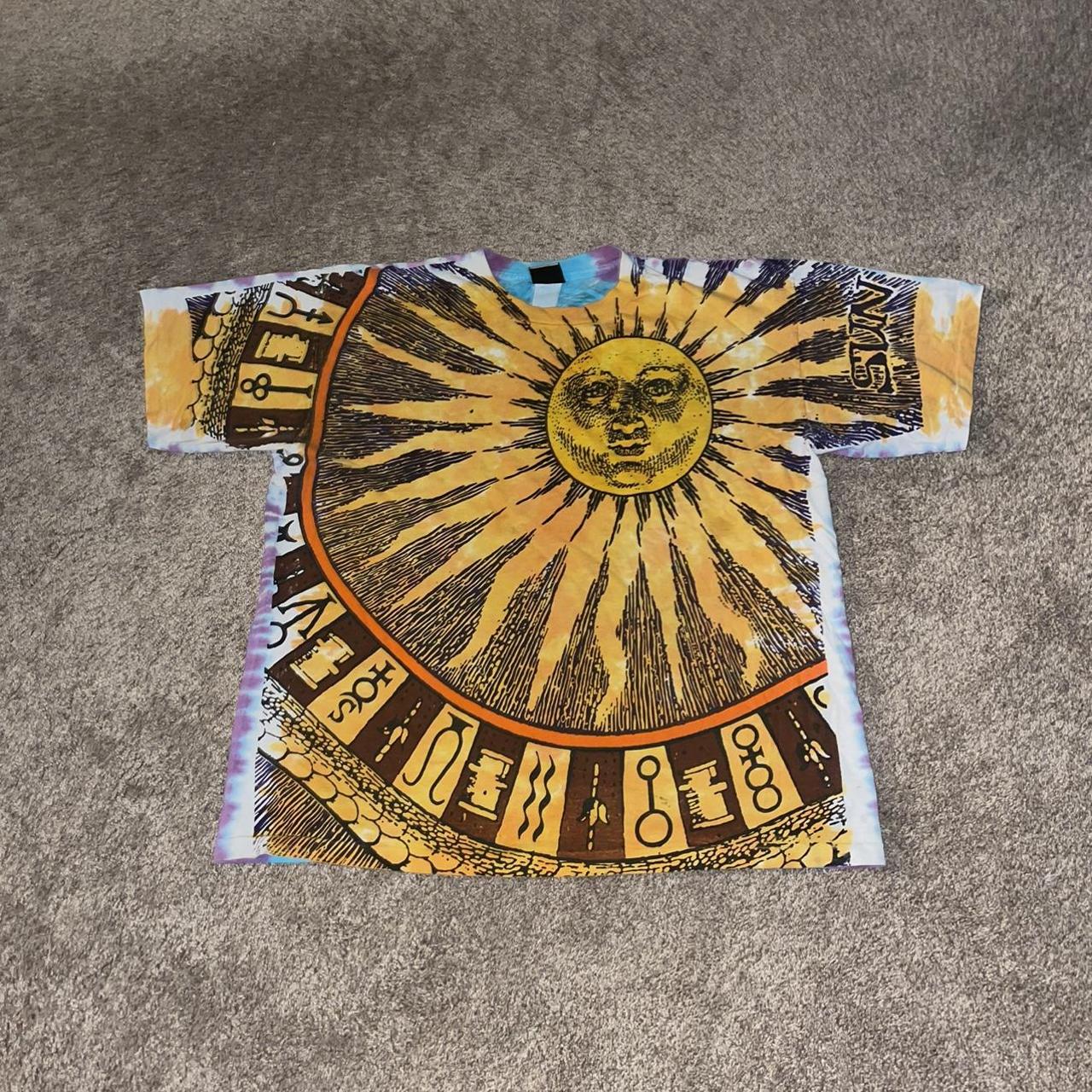 Liquid blue store sun moon shirt