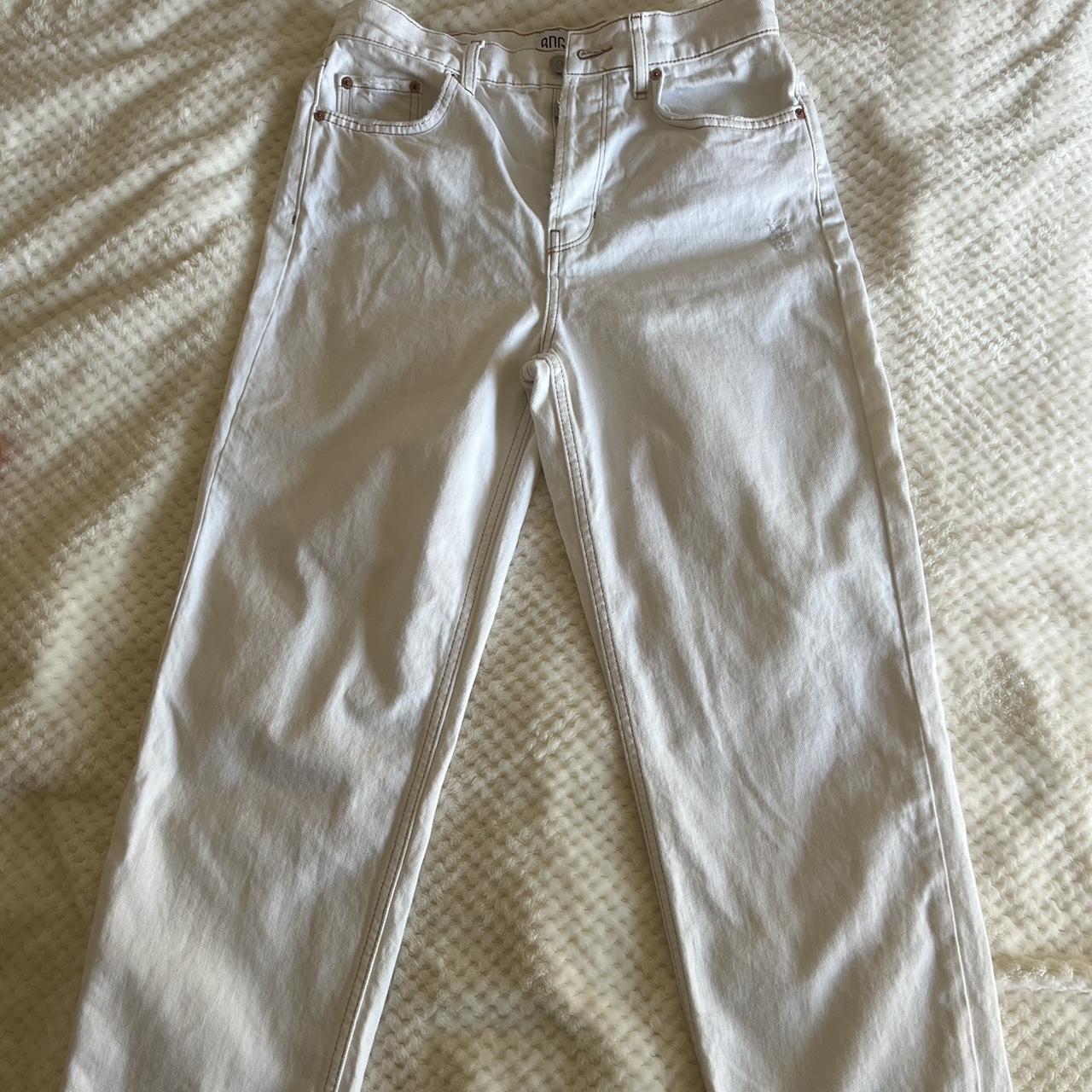 Urban Outfitters Women's White Jeans | Depop