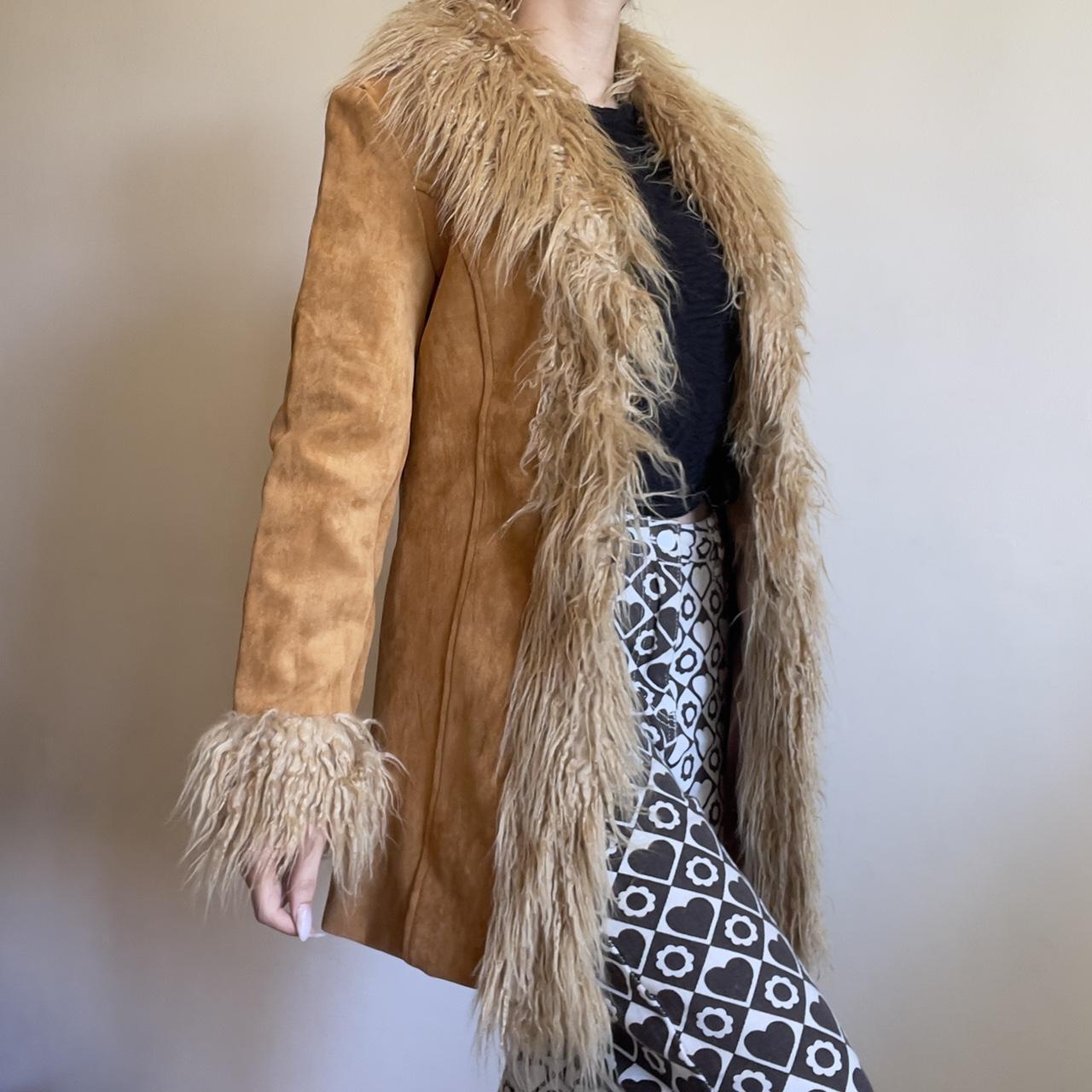 Women's Tan Coat Depop