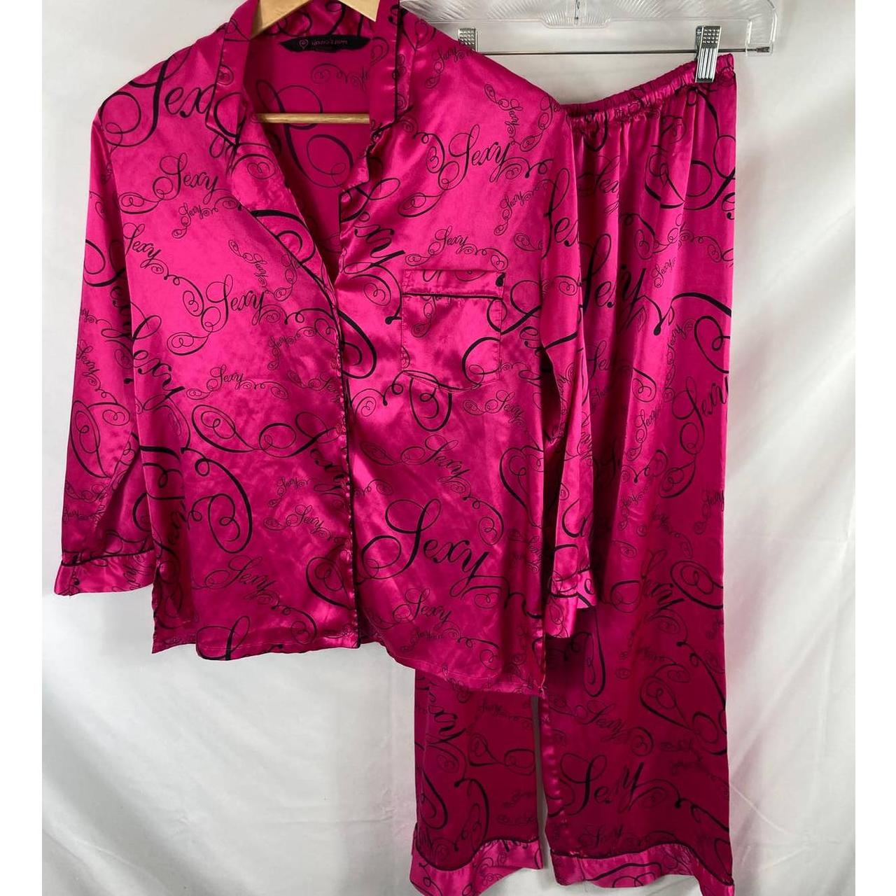 Victorias Secret Sexy Vintage Satin Pajama Set -... - Depop