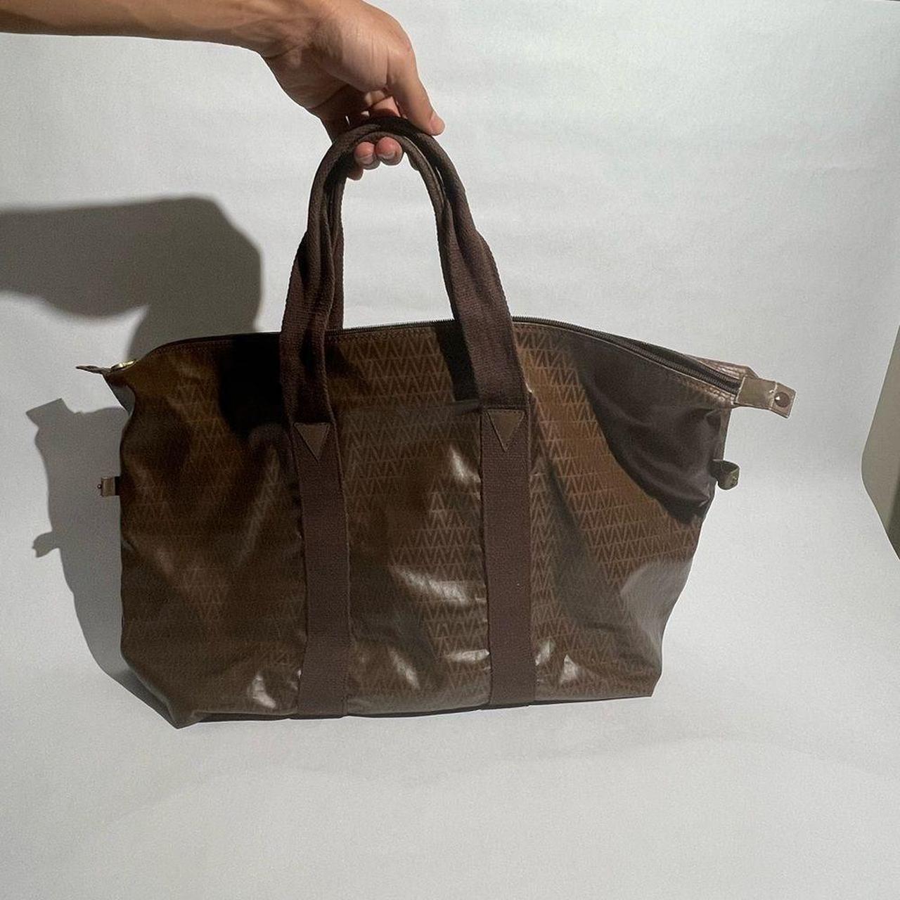 【MARIO VALENTINO】ロゴトートバッグ★国内発 Mario Valentino Logo Travel Boston Bag PVC Brand: | Depop
