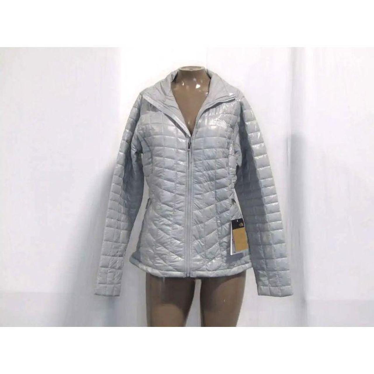 Silver north face women's clearance jacket