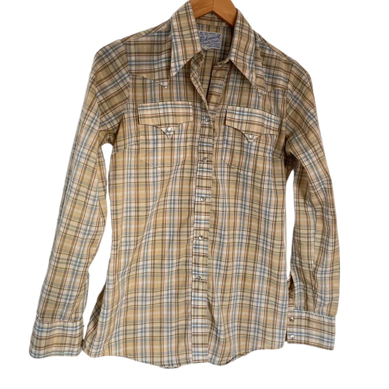 Vintage 70s Rockmount Ranch Wear Western Shirt XS...
