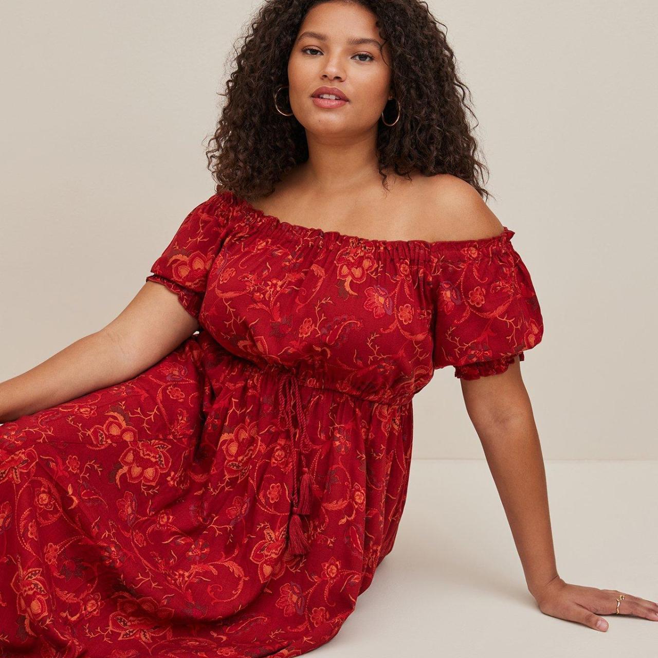 Off the shoulder peasant dress best sale