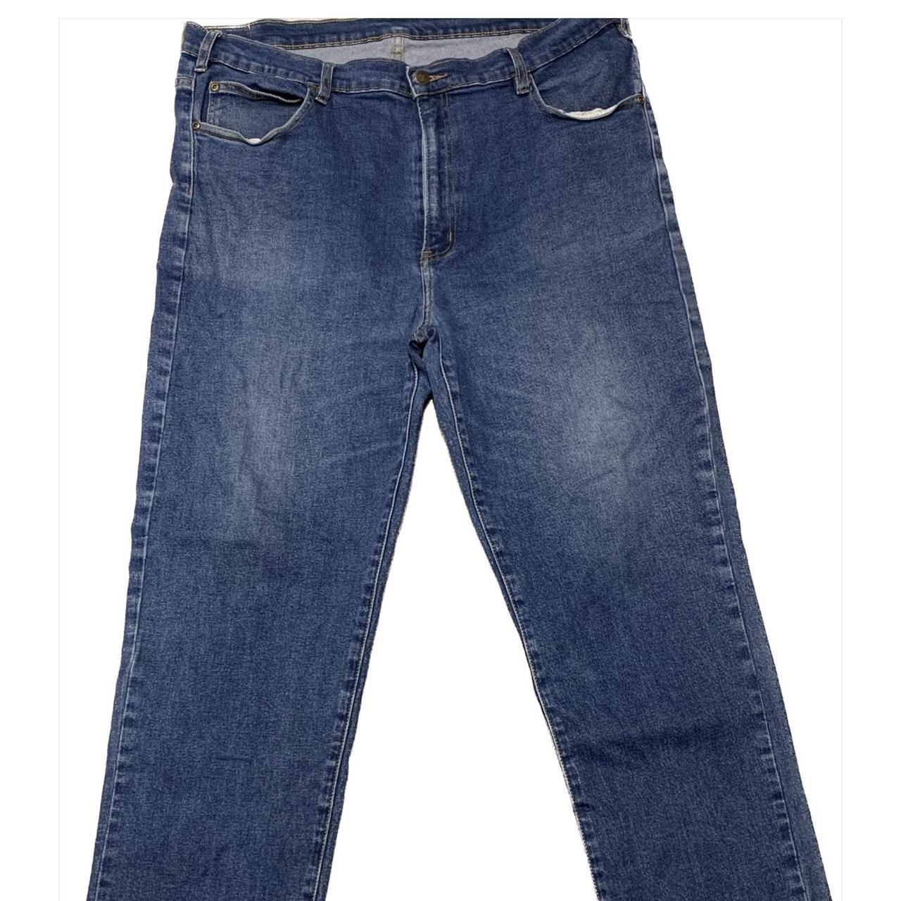 vintage hard yakka baggy jeans good condition other... - Depop