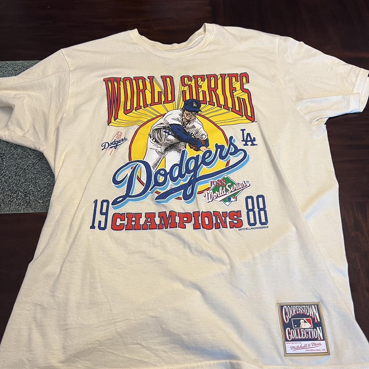 Mitchell and Ness Cooperstown Classic LA Dodgers - Depop