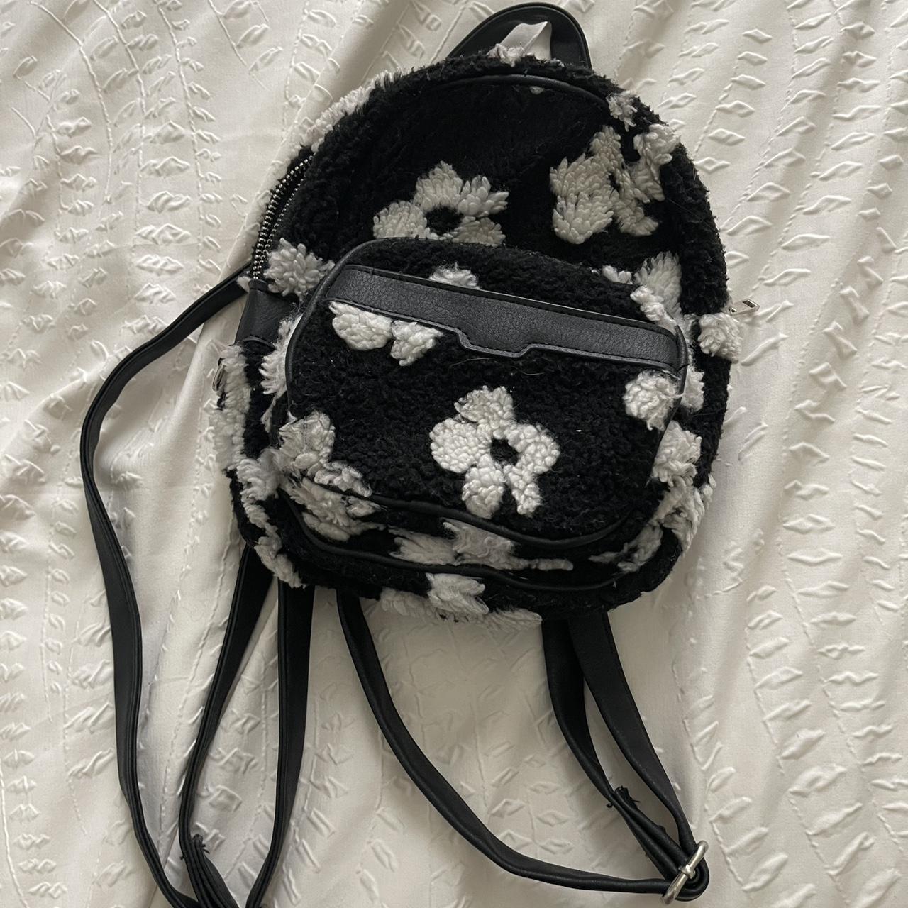 flower mini backpack #minibackpack #fuzzy #backpacks Depop