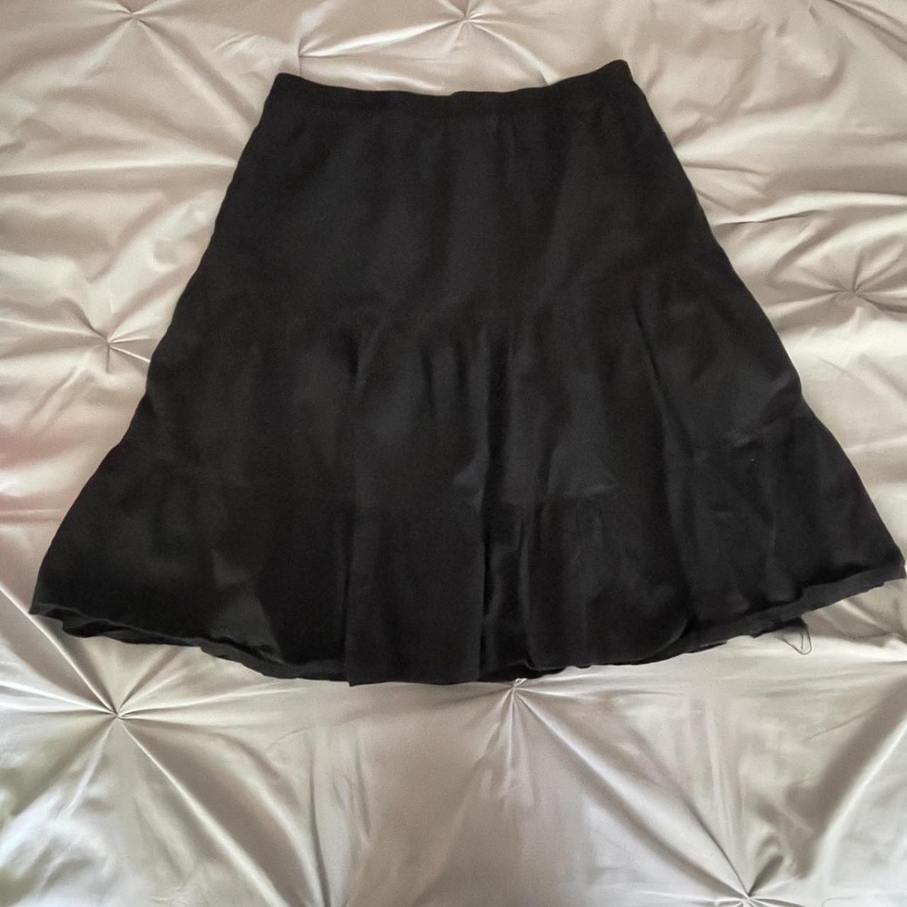 Black milk maid midi skirt in excellent condition... - Depop