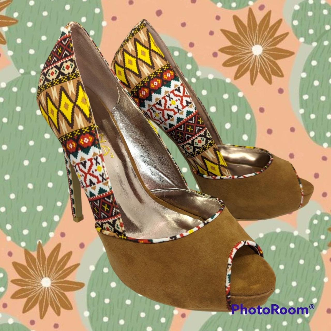 Tribal 2025 print heels