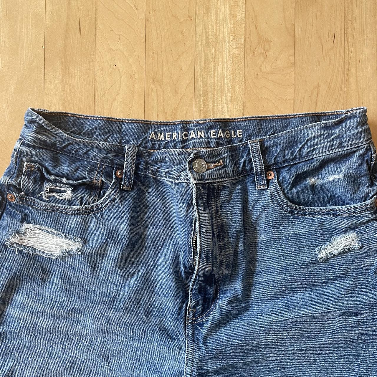 90s redesign jean shorts from American Eagle! They... - Depop