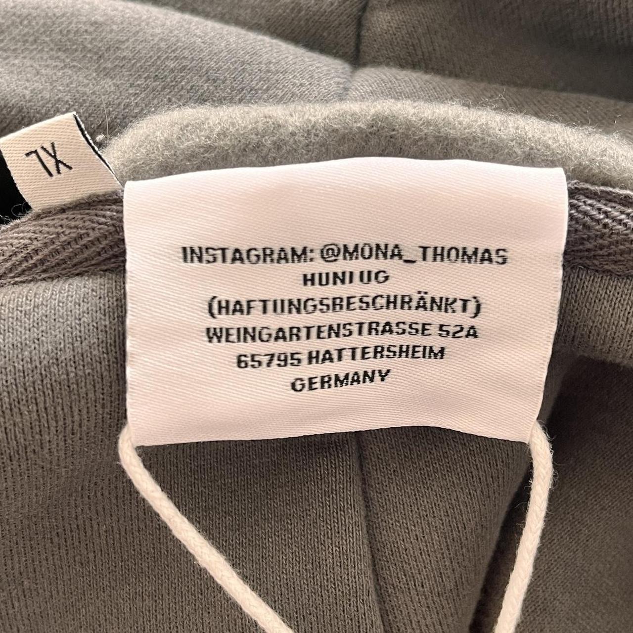 Huni Mona Thomas grey hoodie Really cool designer... - Depop