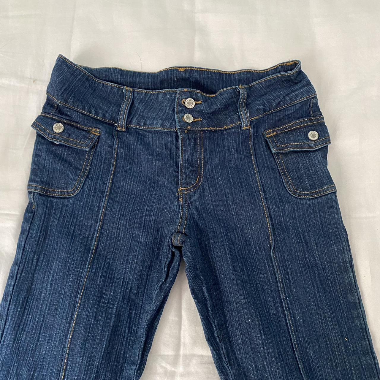 Brandy Melville John Galt Agatha Dark Blue Wash... - Depop