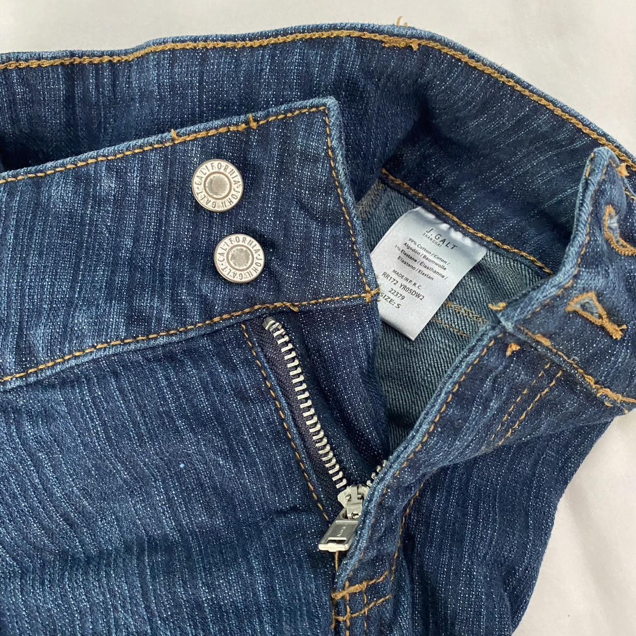 Brandy Melville John Galt Agatha Dark Blue Wash... - Depop