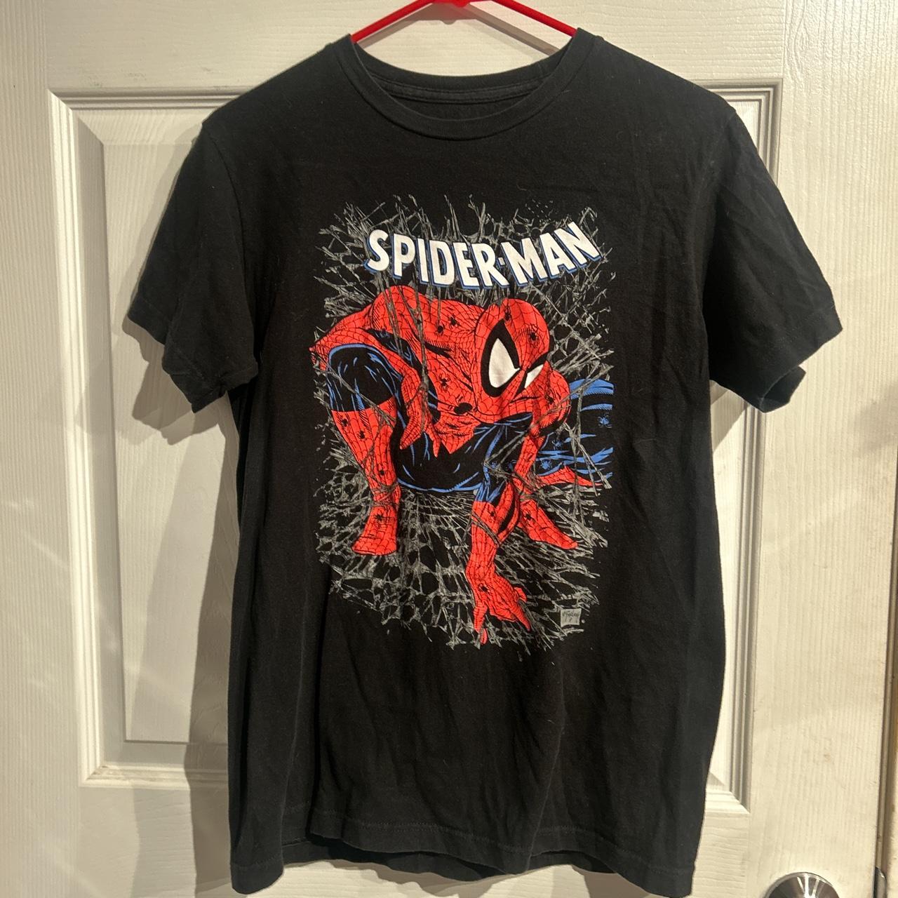 Vintage marvel spider man tee Size:S Condition:... - Depop