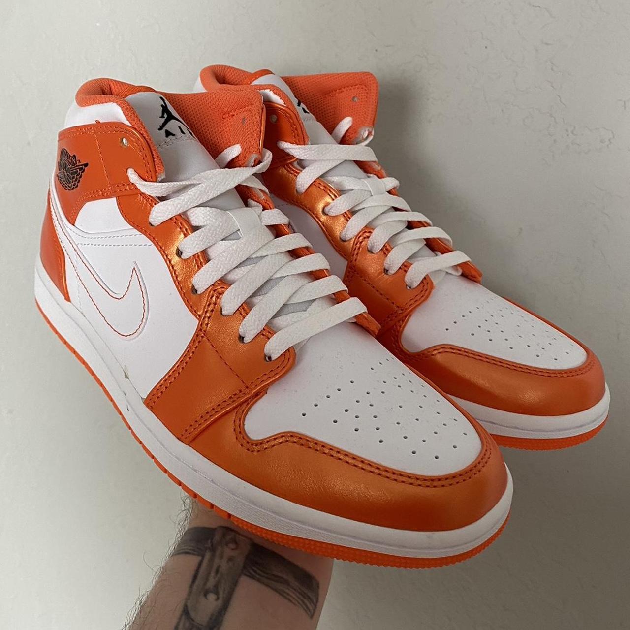 Jordan Men's Orange And White Trainers 