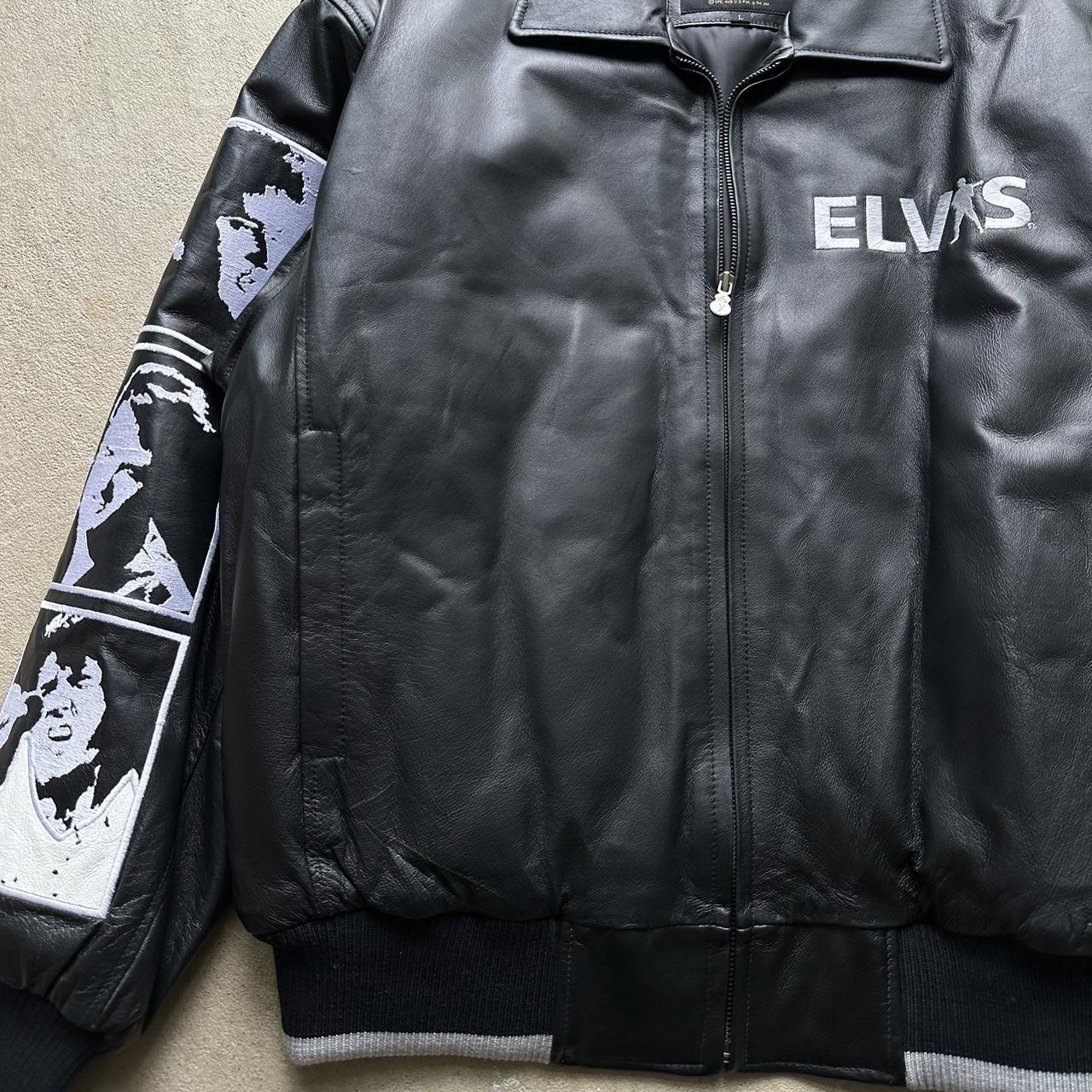 美品！ELVIS PRESLEY／1956DORSEY JACKET Vintage Elvis Presley Leather Embroidered Jacket - Etsy