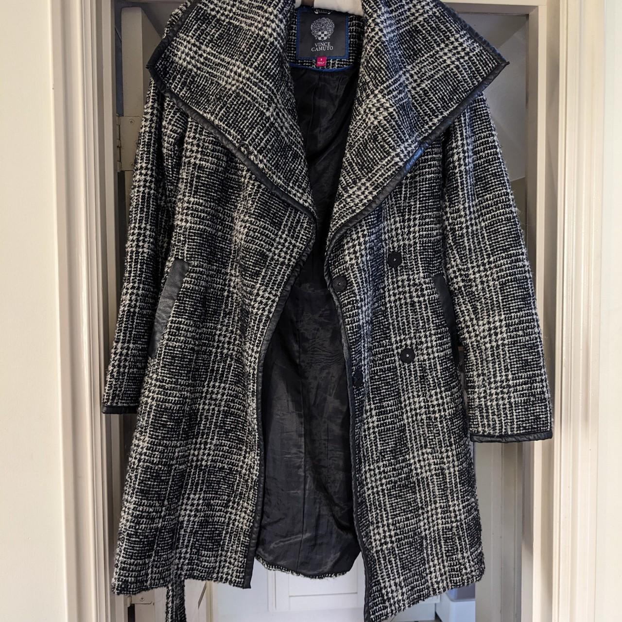 Vince camuto 2024 plaid coat