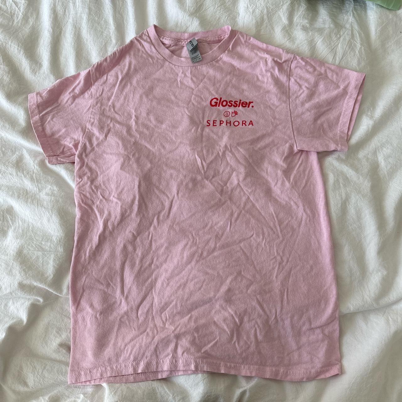 Glossier x Sephora tshirt! Exclusive you can not... - Depop