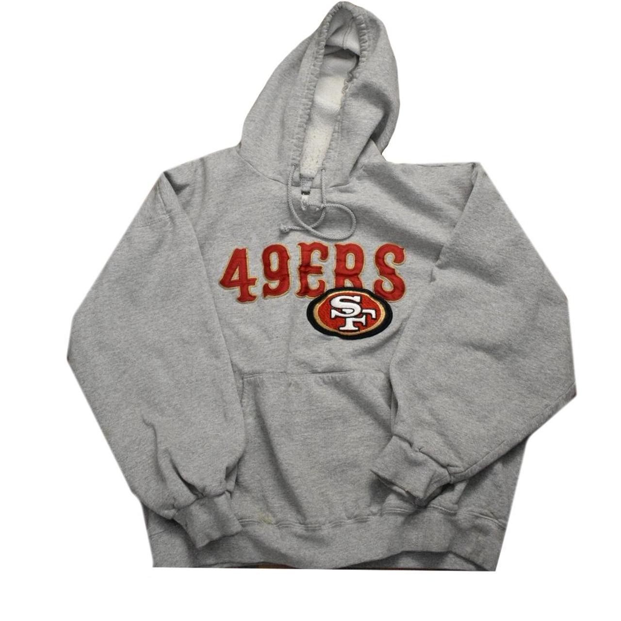 Like new, Red Nike San Francisco 49ers hoodie In a - Depop