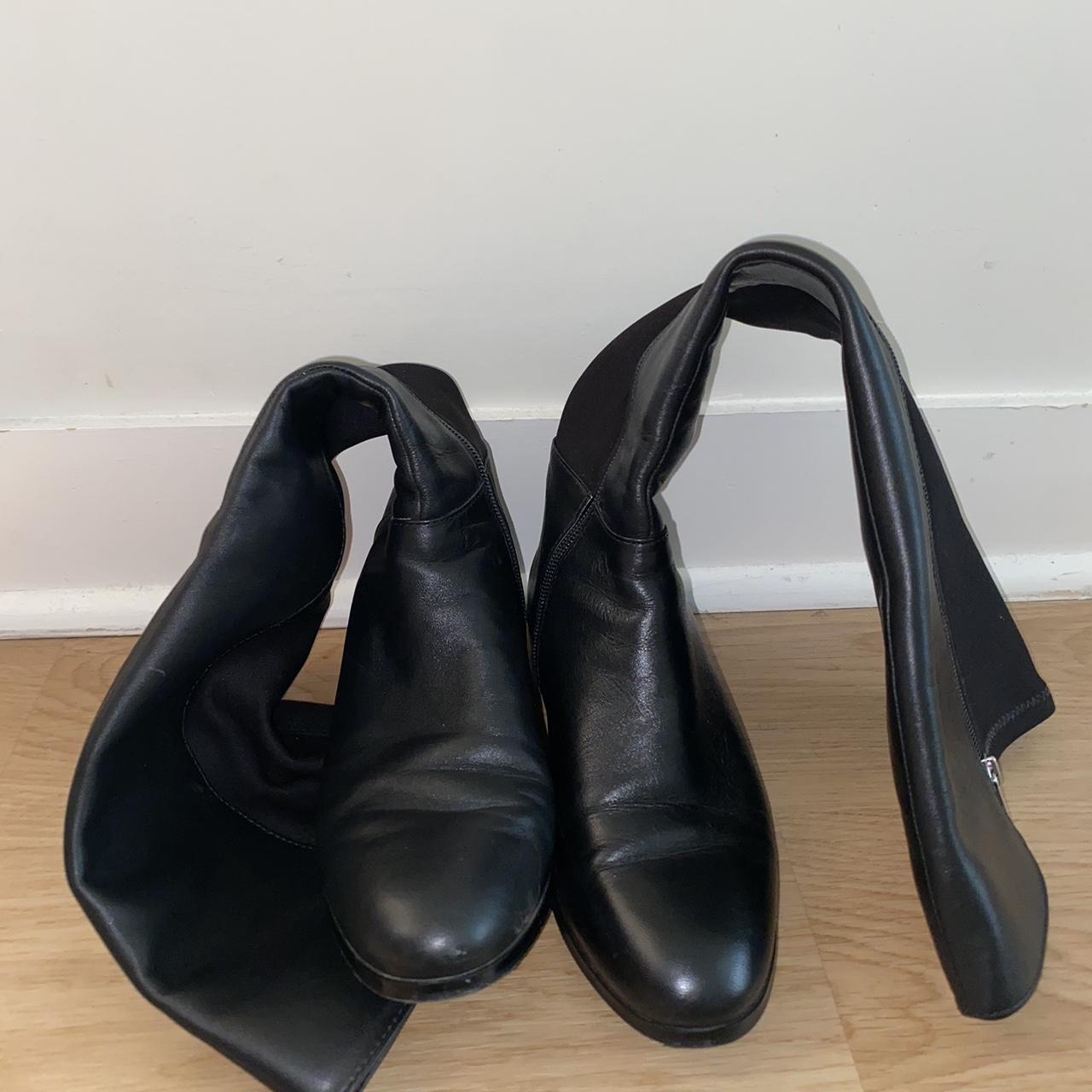 michael kors knee high boots black