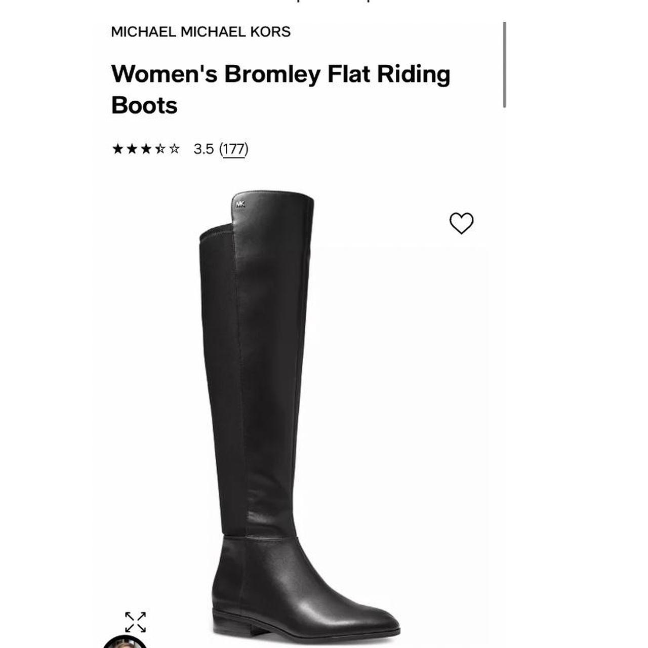 Michael kors clearance bromley black boots