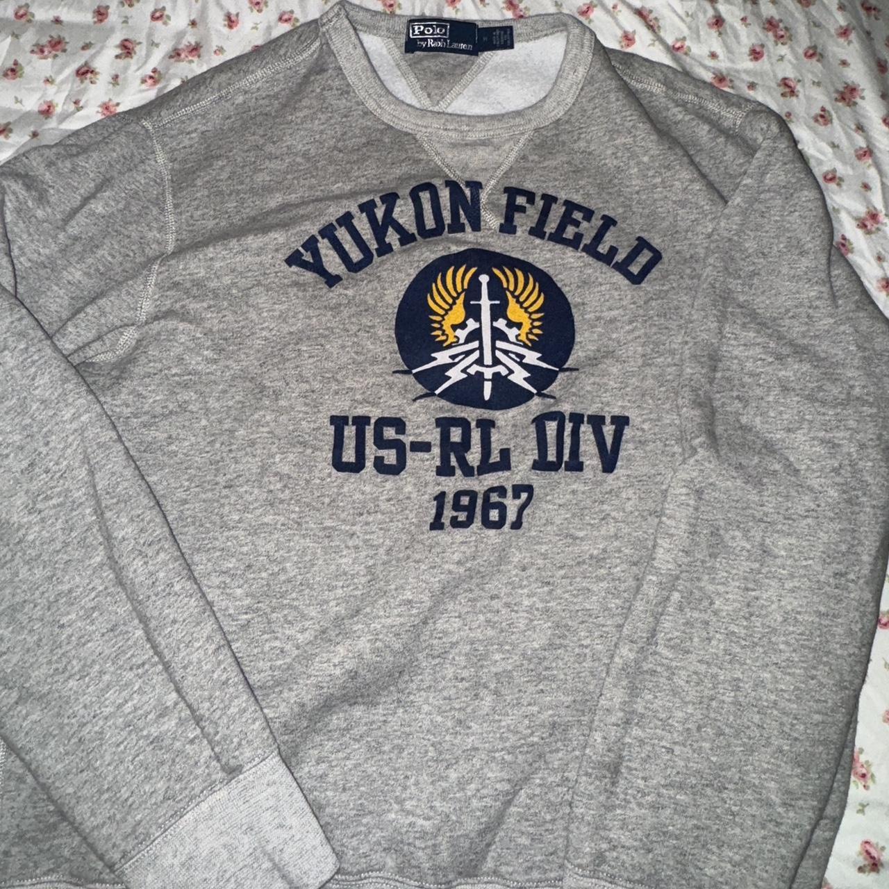 トップス POLO RALPH LAUREN YUKON FIELD TEE Polo Ralph Lauren YUKON FIELD USRL Flocked Graphic T Shirt
