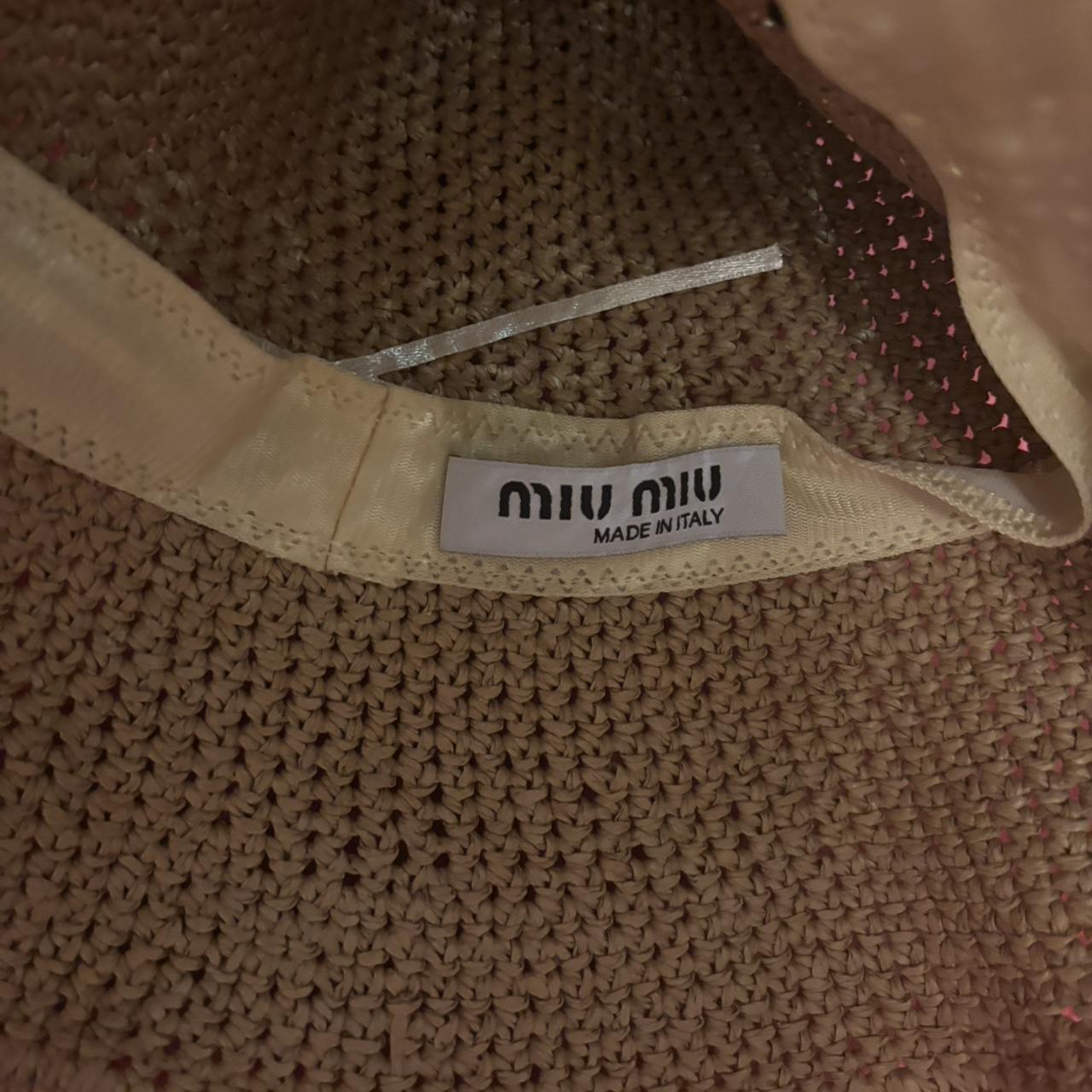 Miu Miu Women's Bucket hats - Tan/Brown – Miu Miu… - image 3
