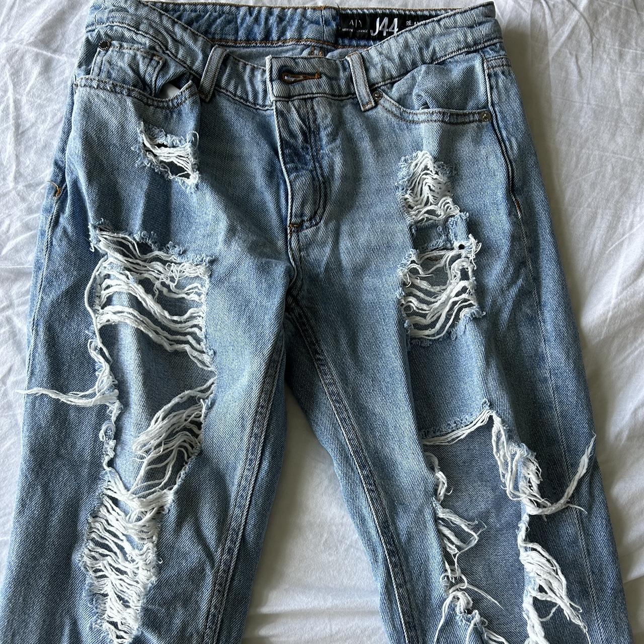 Armani exchange ripped jeans Depop