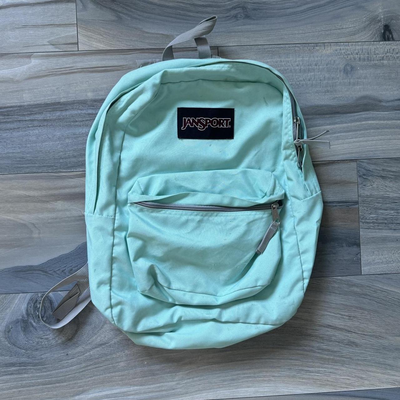 Jansport mint green backpack