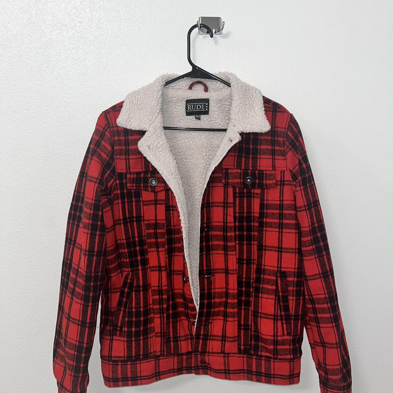 Rude xxx small red jacket - Depop