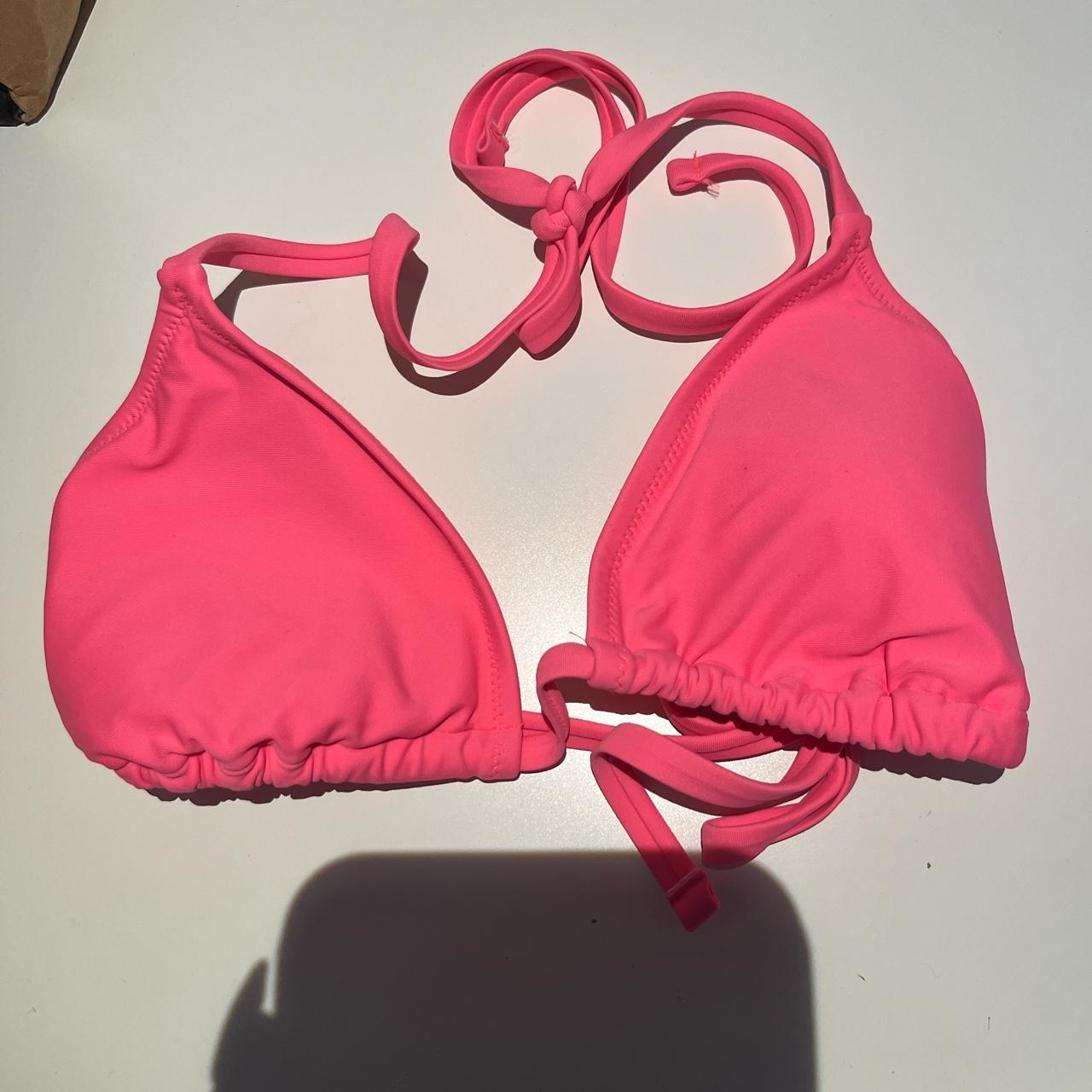 Aerie Women's Pink Bikini-and-tankini-tops | Depop