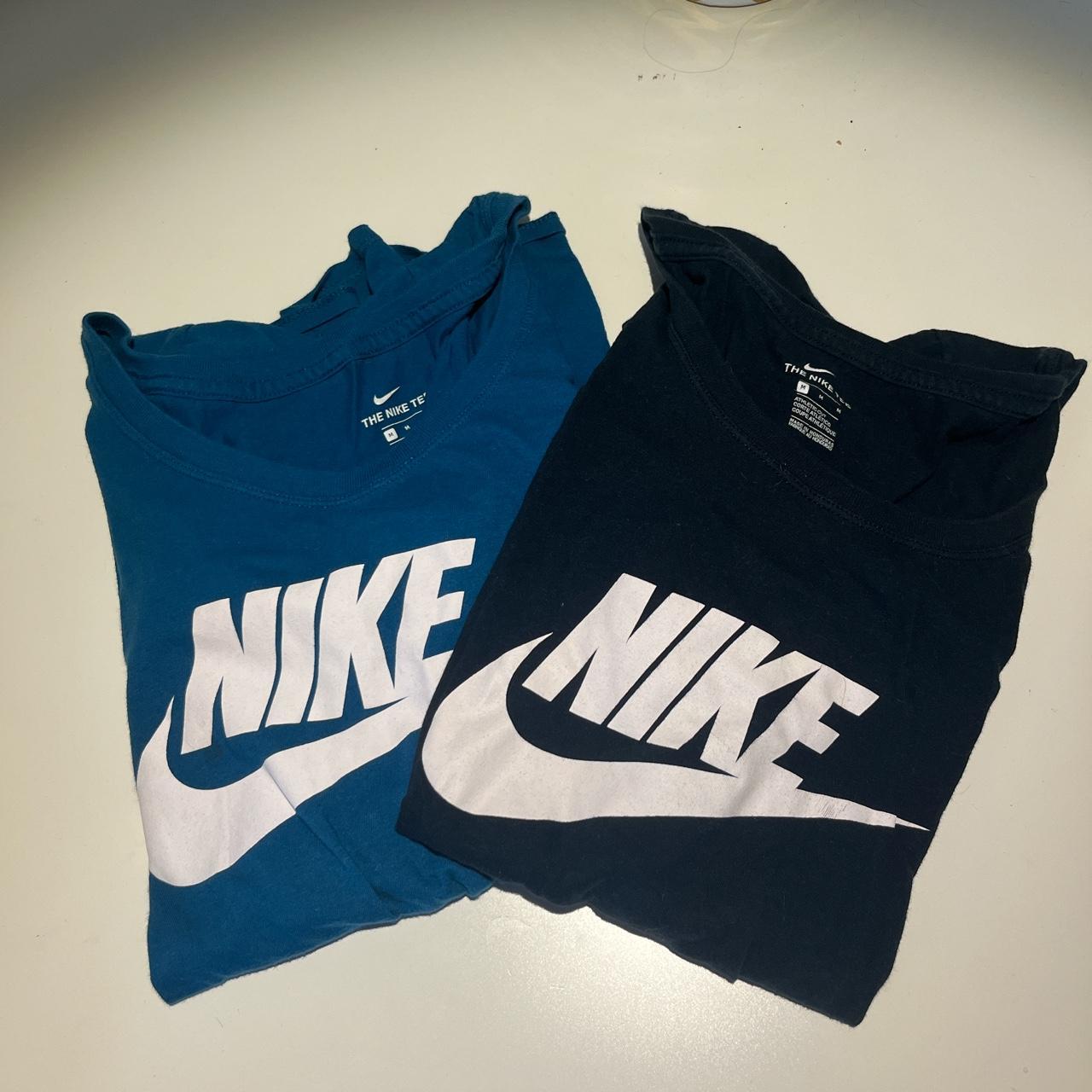 Nike Women's T-Shirt - Blue - M