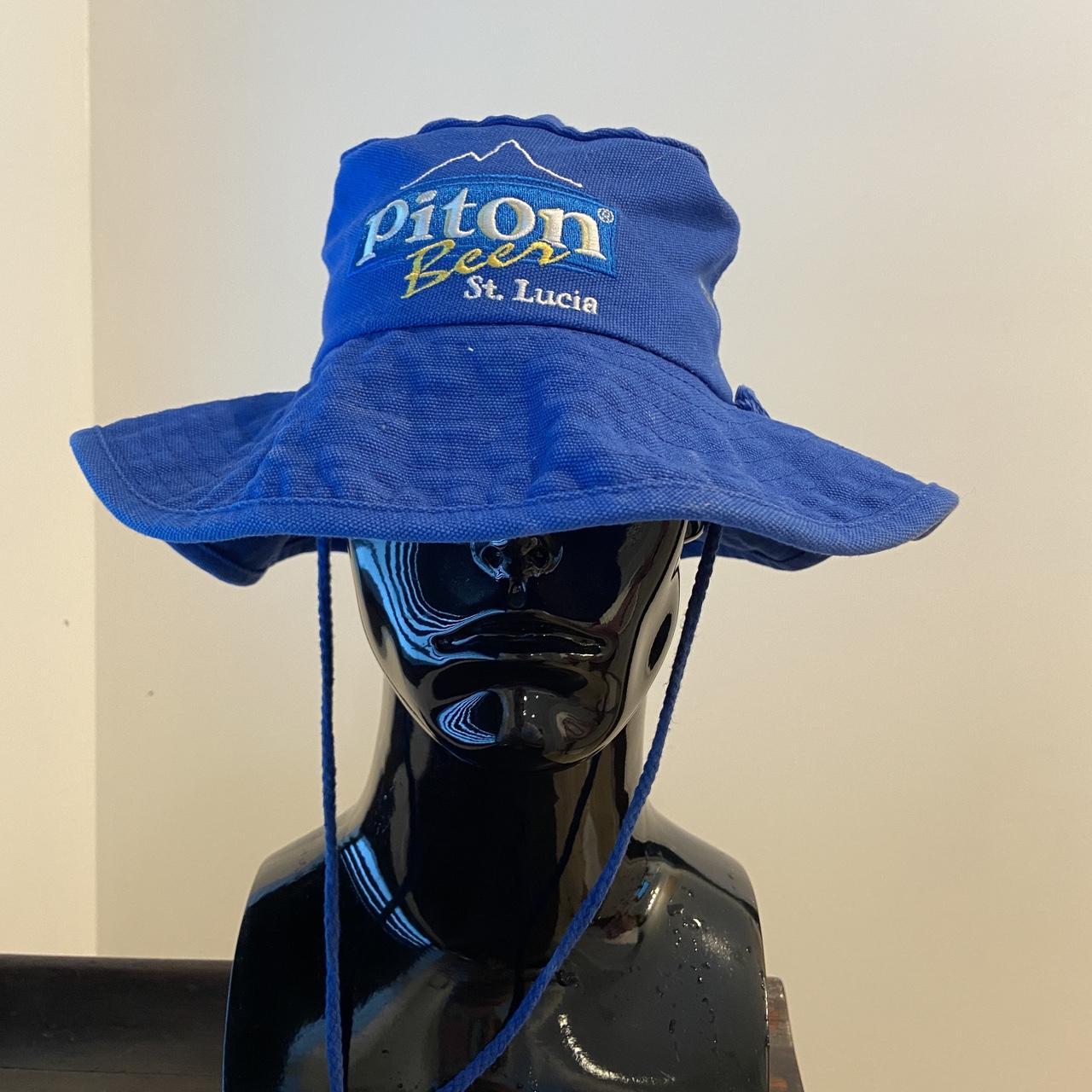 Vintage Piton Beer sun hat from St. Lucia (some - Depop