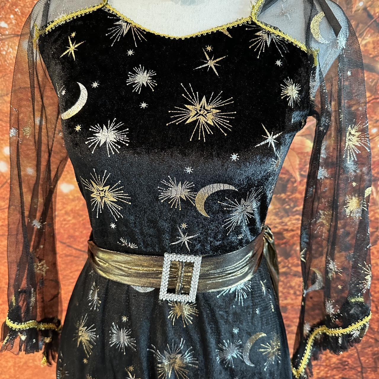 1990s witch costume beautiful details, such as a... - Depop