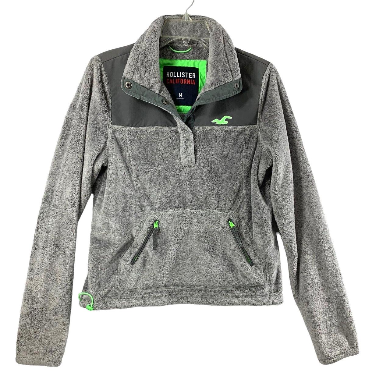 Fleece jacket hollister best sale