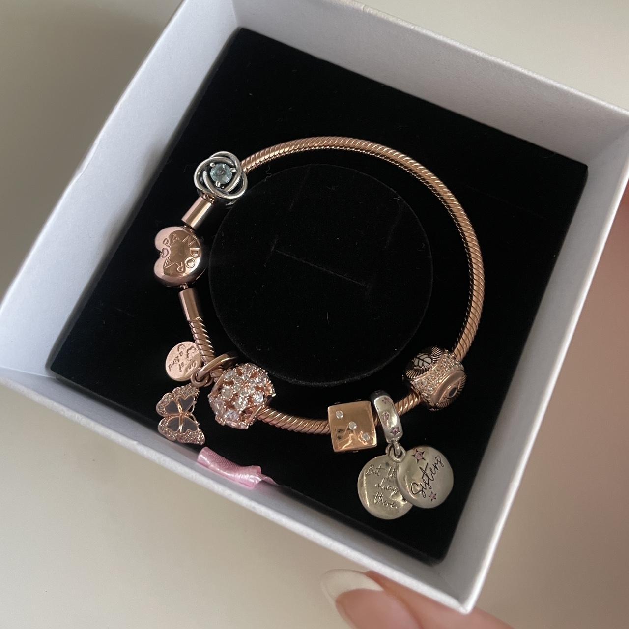 Gold Bracelet Charms Pandora Rose Bracelet Price Gold Bracelet