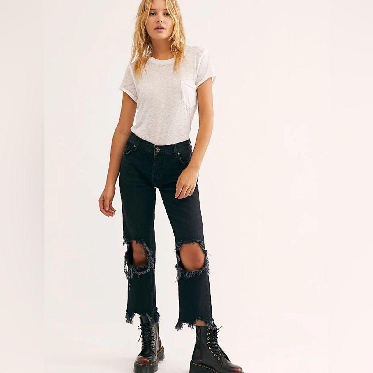 Free People Maggie Mid newest Rise Jeans